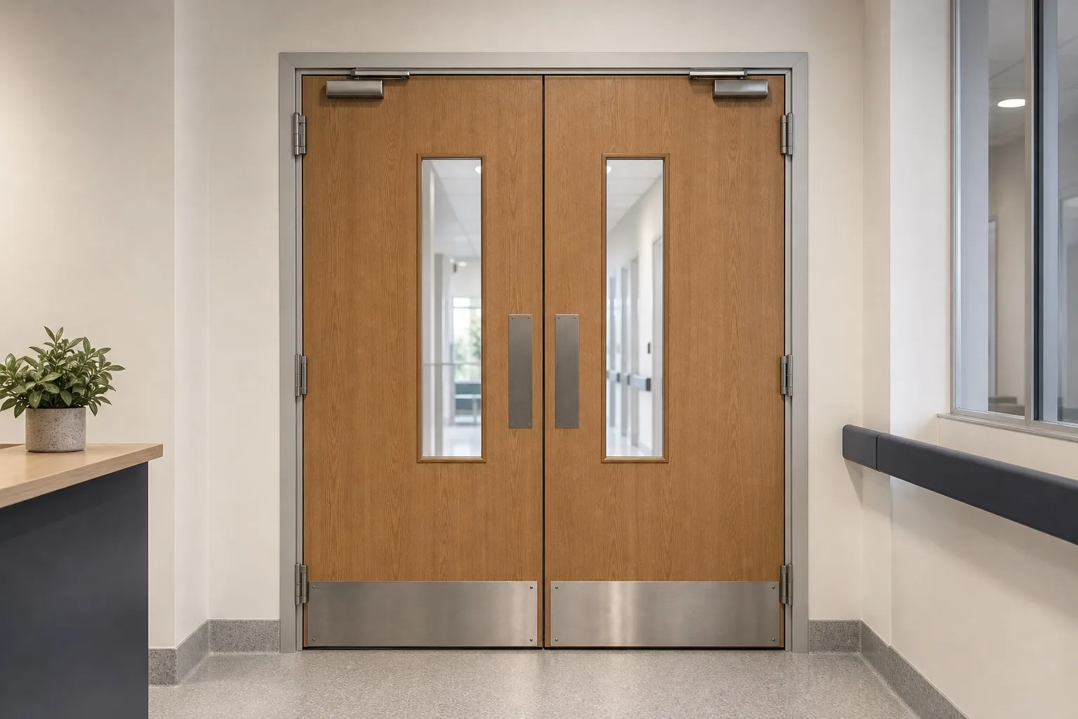 Double-Action Fire Door