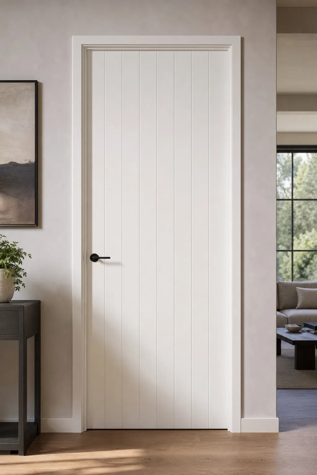 Grooved Panel Door