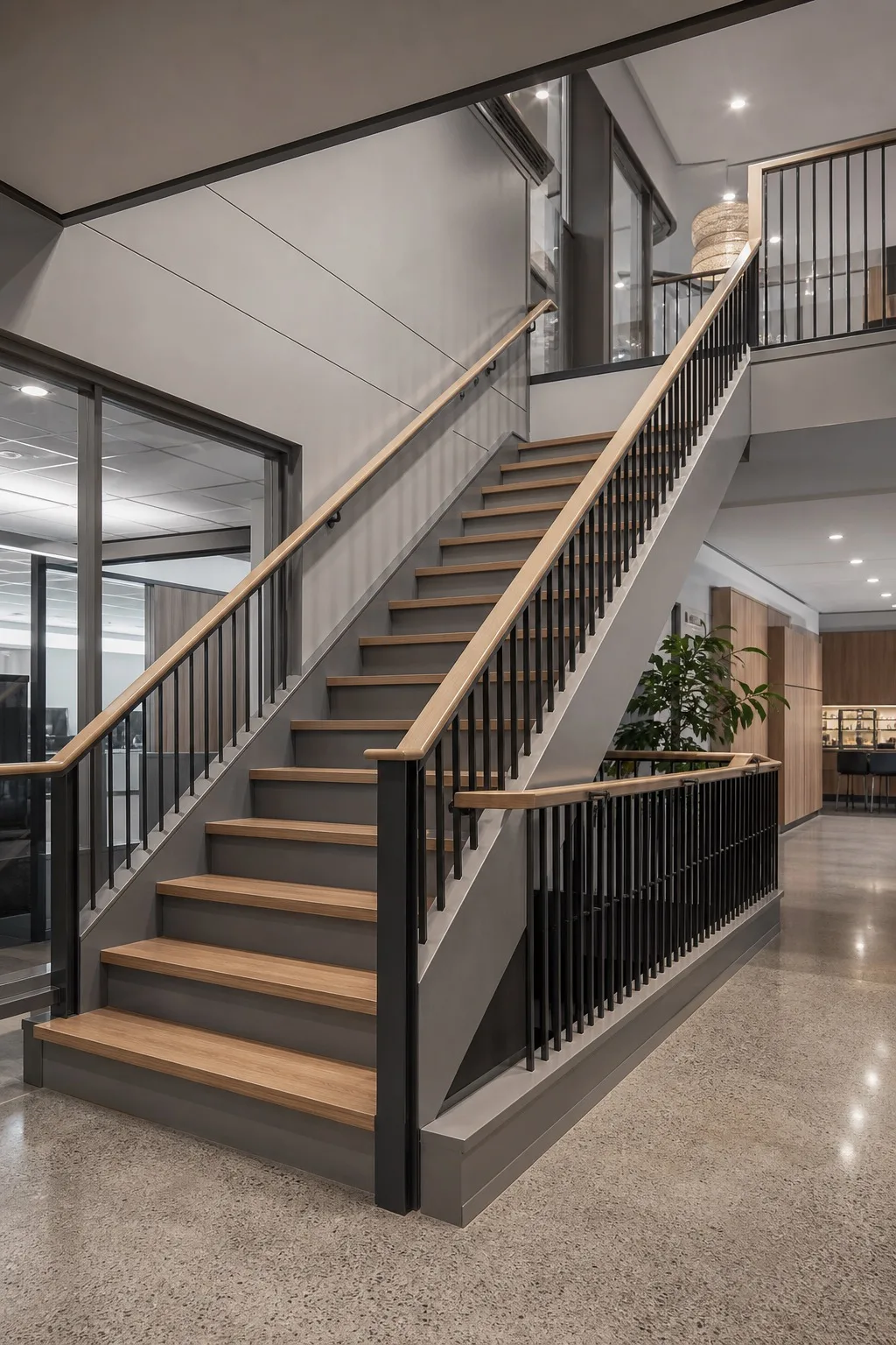 Commercial staircase