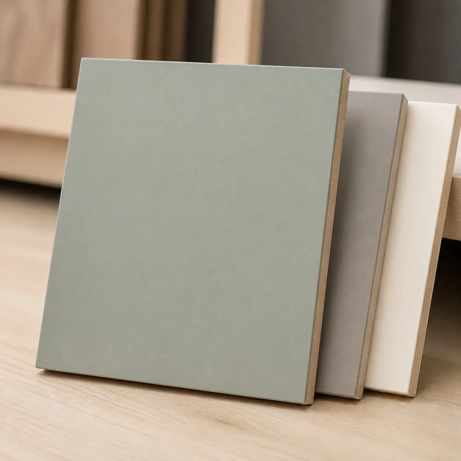 Melteca colour wardrobe material finish sample